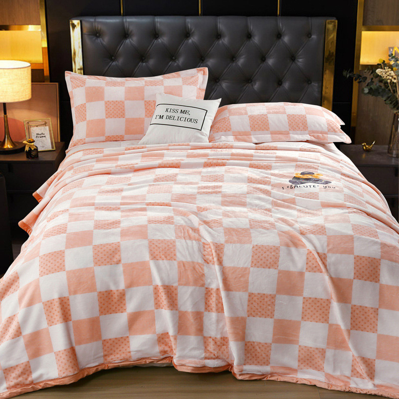 新款3d数码印花毛毯两用被套盖毯拉舍尔云毯批发加厚绒毯学生宿舍