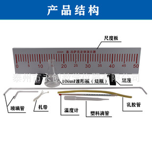 22224盖·吕萨克定律演示器气体相同的热膨胀物理系数实验仪器