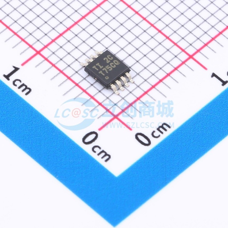 温度传感器 TMP75CQDGKRQ1 VSSOP-8 TI/德州 电子元器件原装正品