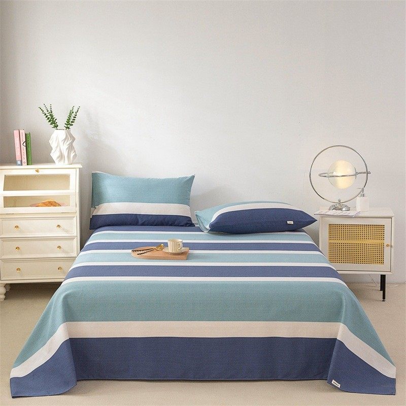 新款棉老粗布加厚床单单件三件套棉夏季老式被单帆布,床上用品,床品套件/四件套/多件套,淘宝优惠券,粉丝福利购,淘宝优惠卷