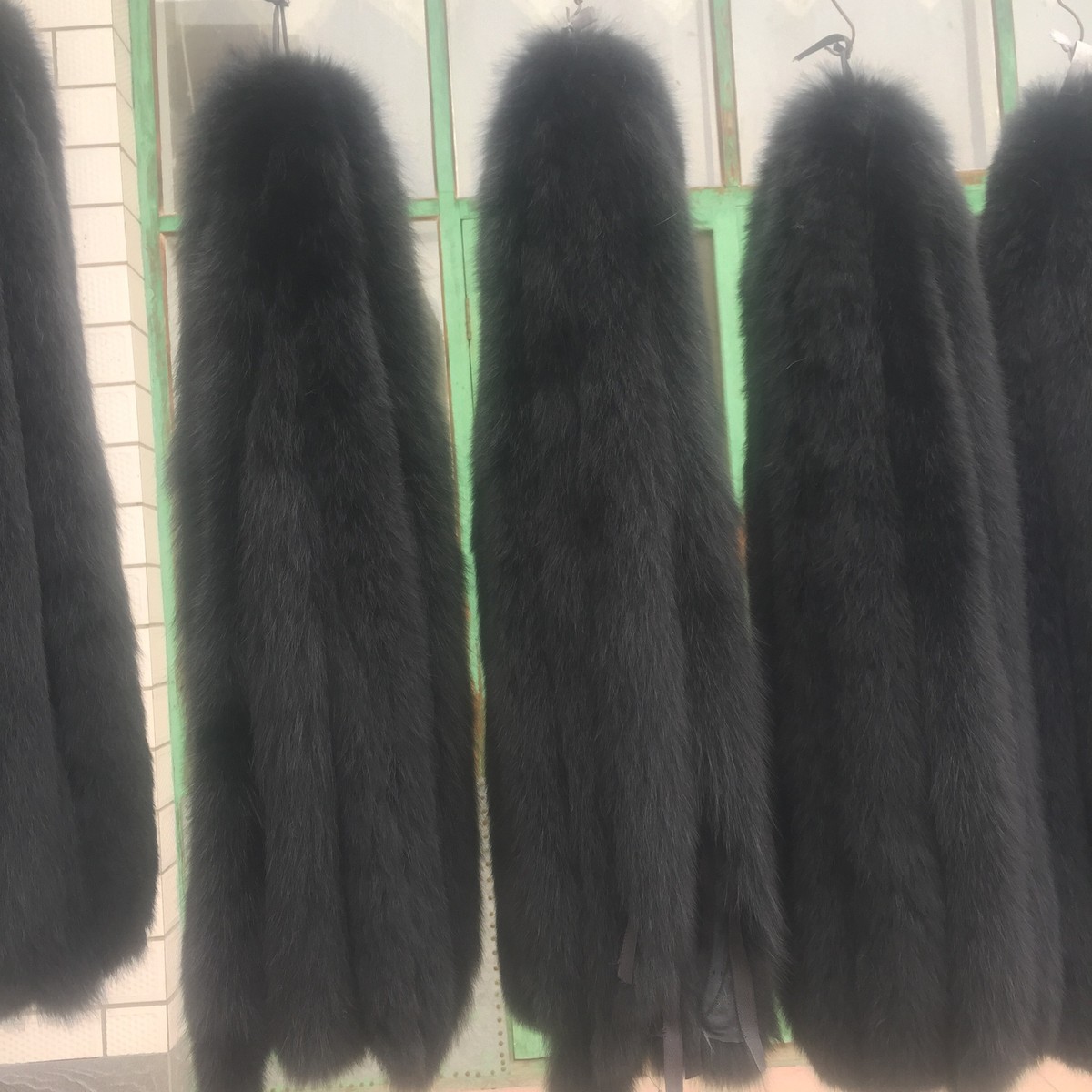 大营辅料毛条毛领鞋口狐狸各种规格大狐狸毛条厂家批发毛领子