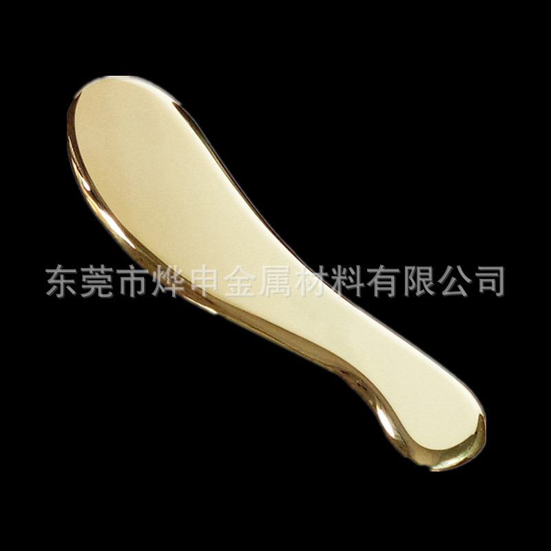 黄铜纯铜纯黄铜刮痧板按摩长板刮痧按摩板全身通用纯铜制4*45*188