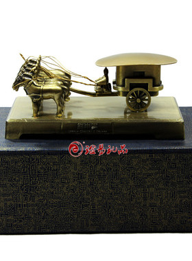 批发西安旅游工艺品铜车马企业礼品金属纪念品旅游景点热卖