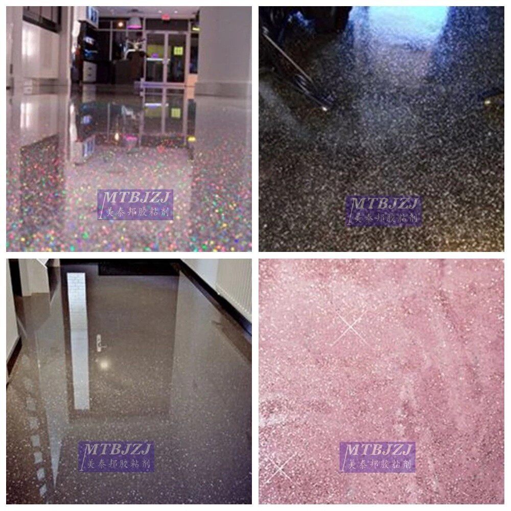 环氧树脂地坪漆易于清洁地板胶无孔环氧树脂无缝艺术地面