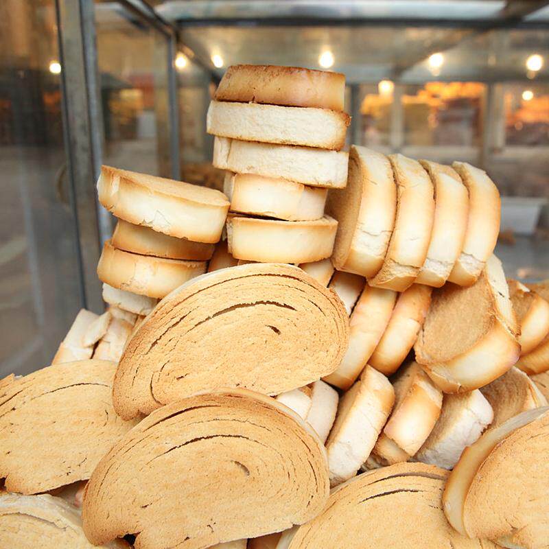 呼市宽巷子烤香馍片500克 早餐食品烤馒头饼干馒头片零食