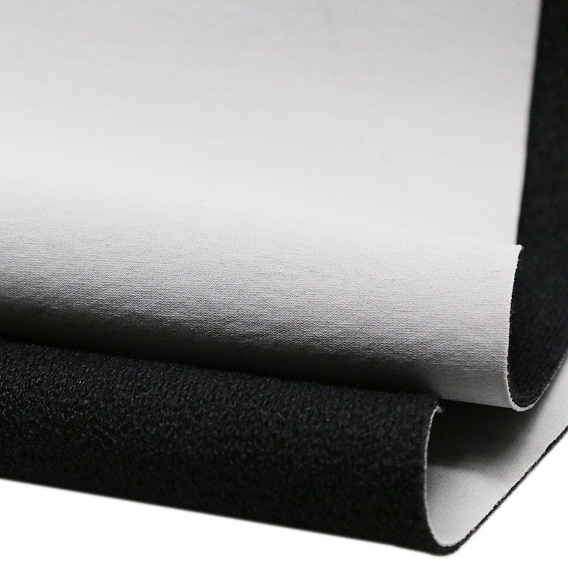 厂家直供亲肤粘尼龙莱卡热压仿ok舒适扣起毛布电子手腕带复合面料