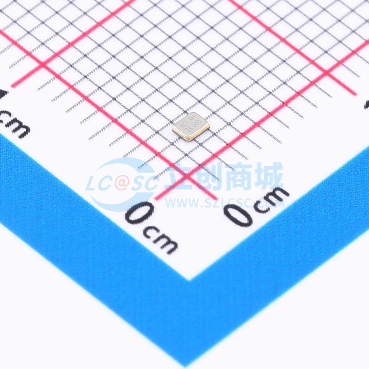 无源晶振 0111M4-24.000F12DTNLL SMD1612-4P 24MHz ±10ppm 12pF