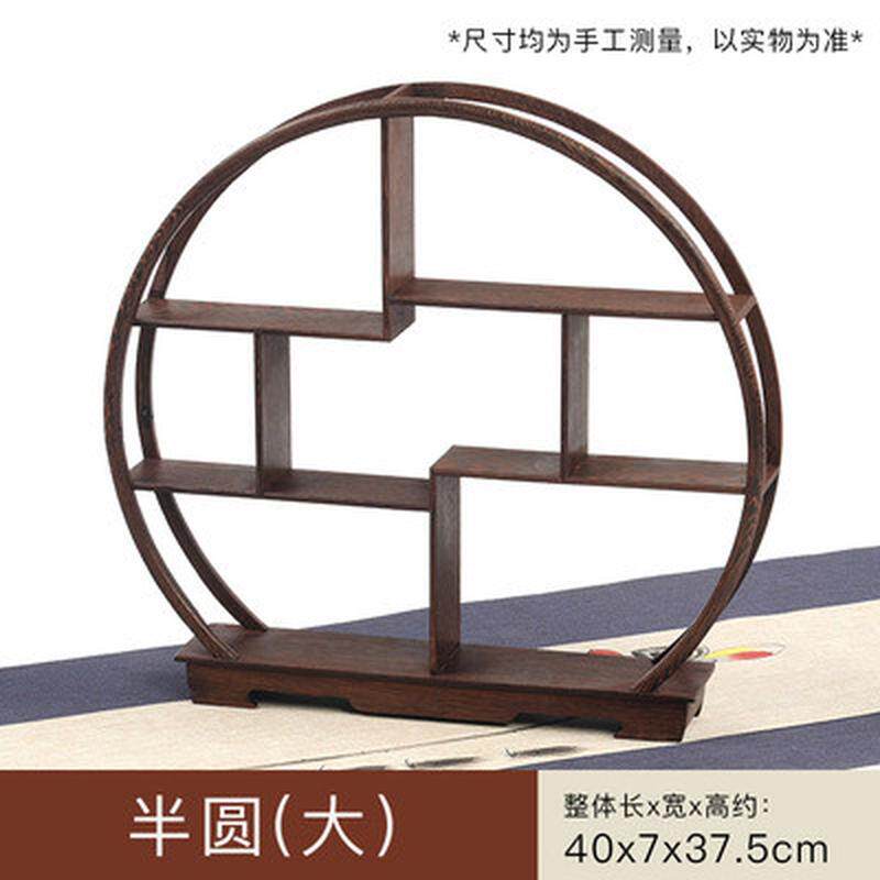 仿古茶壶中式茶具鸡翅木博古架小实木展示架桌上茶架子置物架摆件