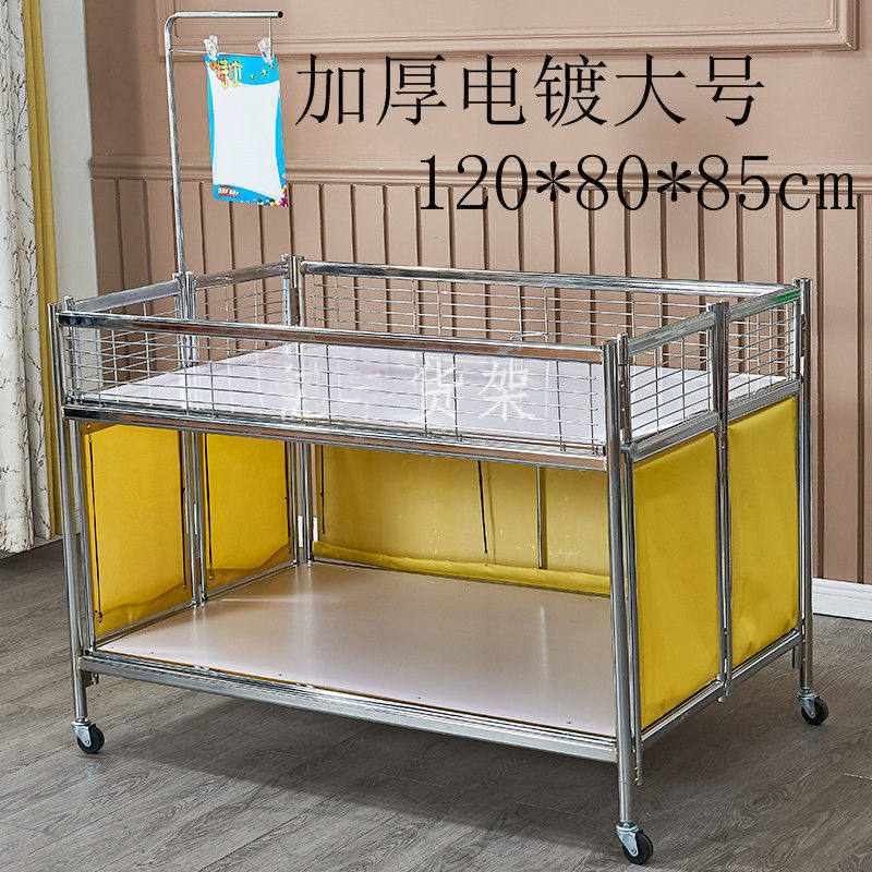 sy移动摆摊车超市促销台折叠甩货架鞋店特卖车推拉服饰展示架服装
