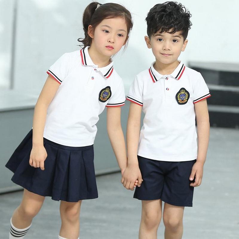 新款夏季校服套装61园服幼儿园班服中小学生校服儿童唱服老师女