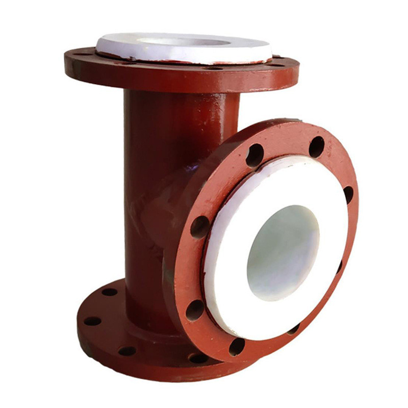 钢衬内衬氟三通衬塑管件四ptfepopppe钢衬管道内衬聚丙烯