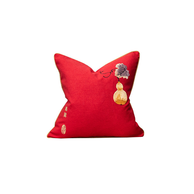 腰枕抱枕靠垫中国风客厅古典靠枕中式靠背含芯可拆洗红木沙发抱枕