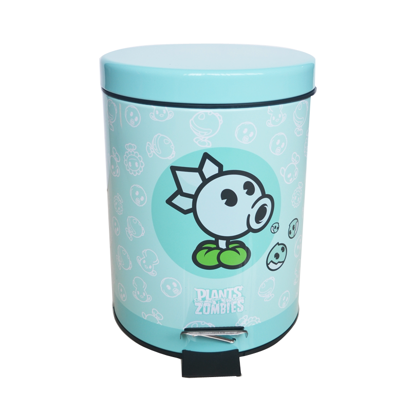 不锈钢脚踏式垃圾桶可爱少女卧室带盖用脚踏缓降静音彩色卡通兔,家庭/个人清洁工具,垃圾桶,淘宝优惠券,粉丝福利购,淘宝优惠卷