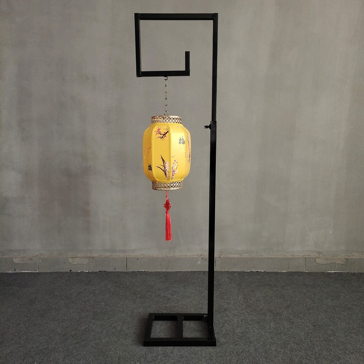 2022新款铁艺道具中式灯笼路引铁艺升降宫灯路引挂钩路引婚庆架