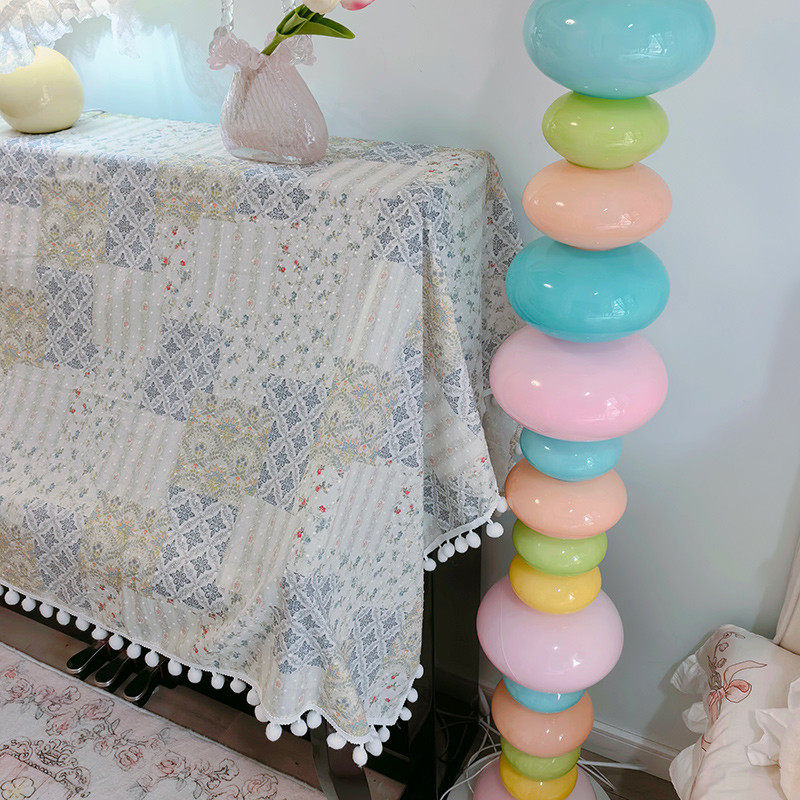 软绵绵的泡泡钢琴防尘罩电视机防脏盖巾民宿小院装饰桌布2025新款