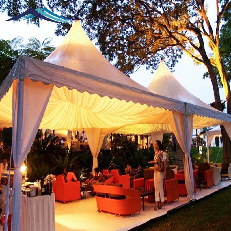 户外欧式尖顶帐篷小型篷房定制广告展会展览摆滩四角遮阳汽车帐篷