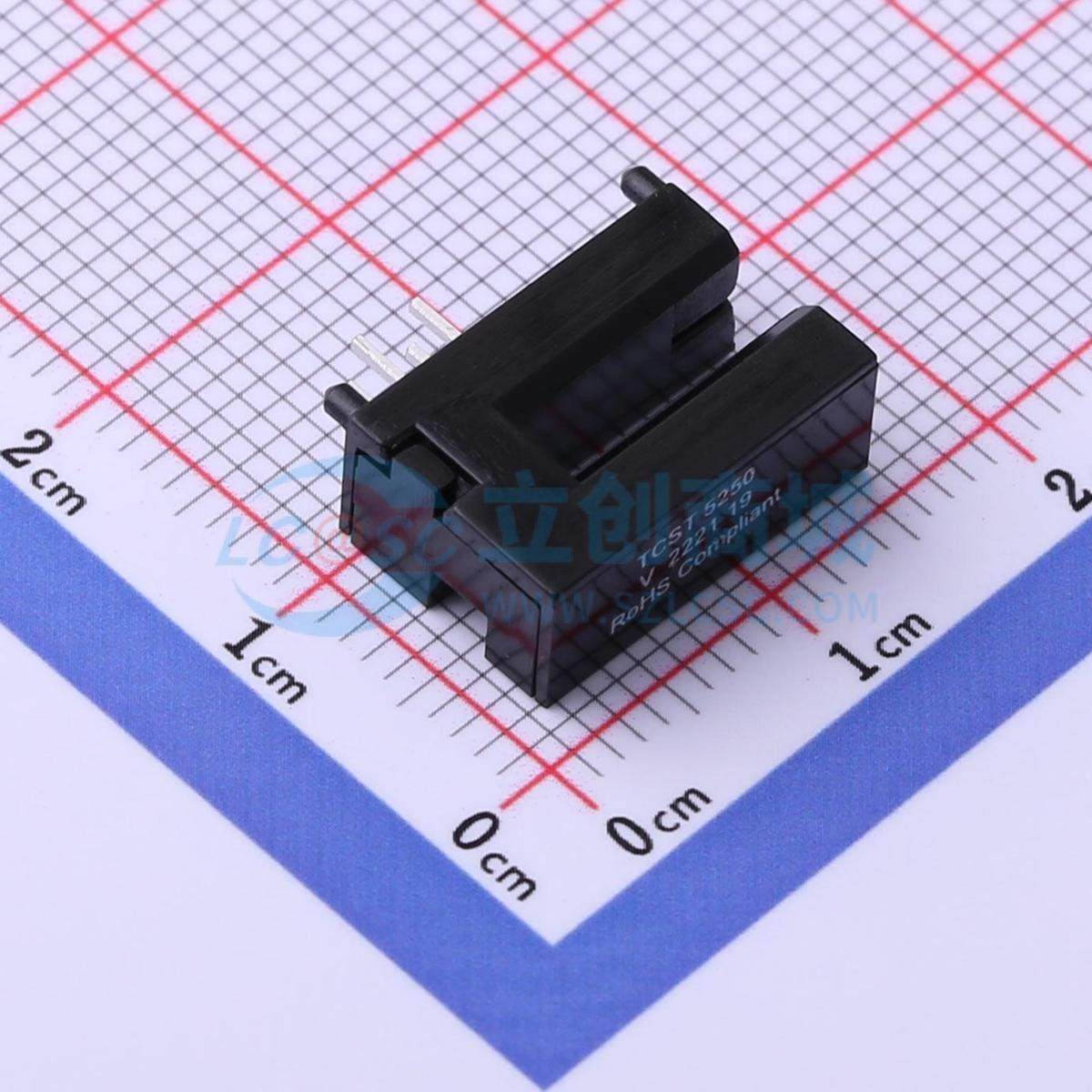 槽型光电开关(光电晶体管输出) TCST5250 DIP-4 电子元器件配单