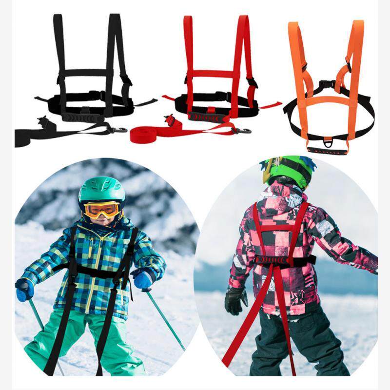 儿童滑雪牵引绳背带拉绳教学辅助带安全保护绳小孩宝宝滑冰轮滑带