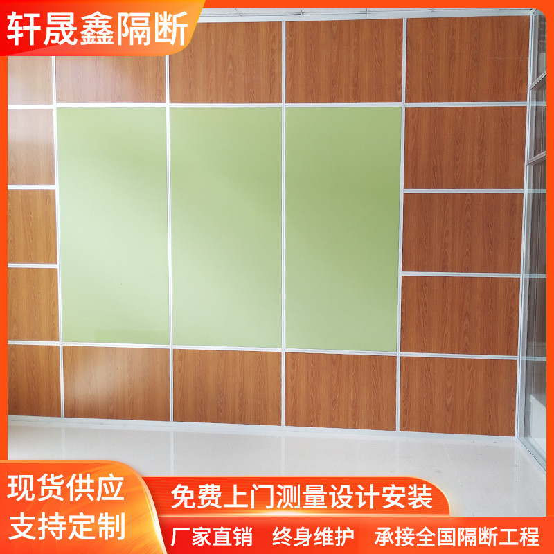 厂家玻璃厂房双层办公室隔断百叶铝合金成品钢化玻璃隔断隔墙