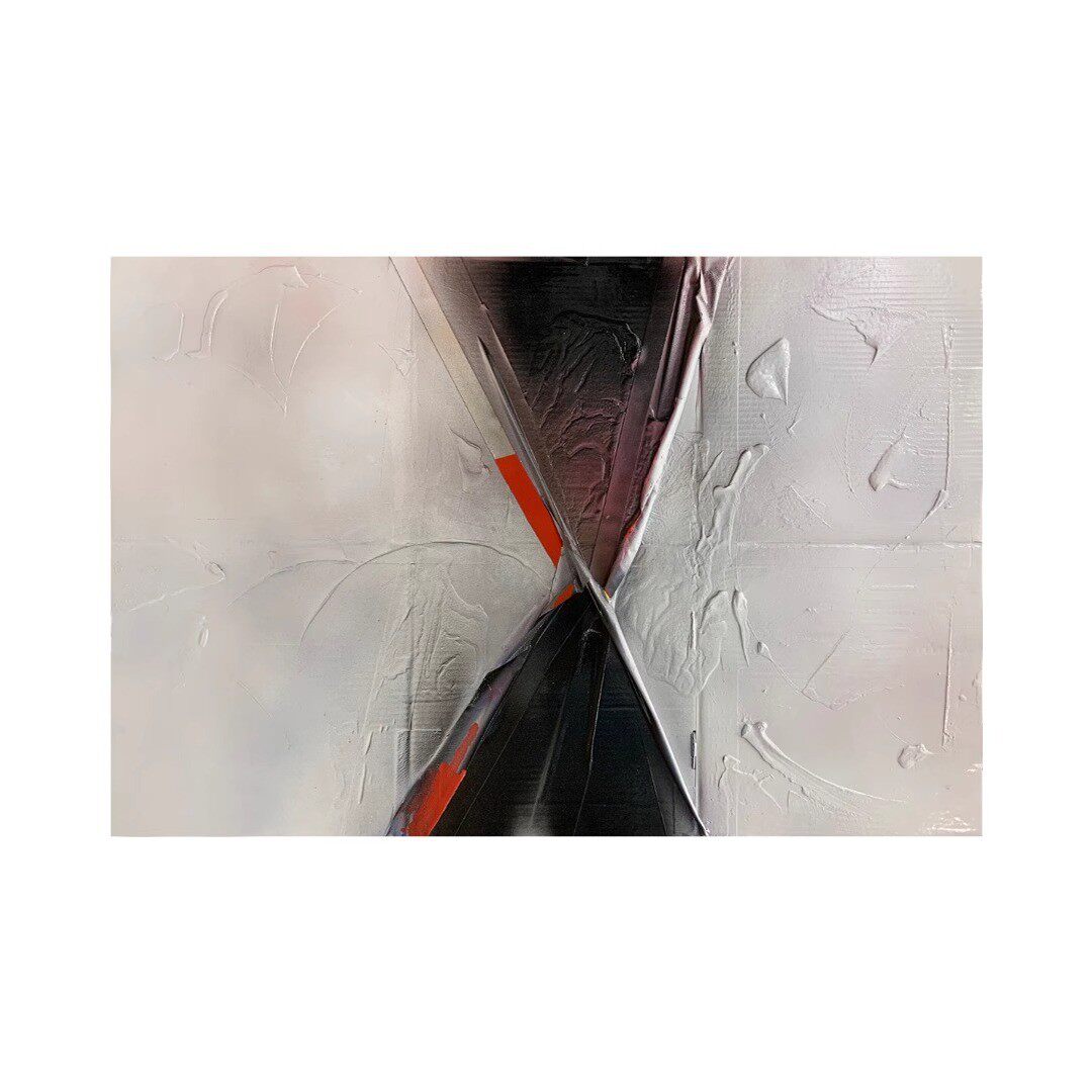 抽象挂画后背景墙客厅装饰画高级感轻奢餐厅现代简约沙发手绘油画