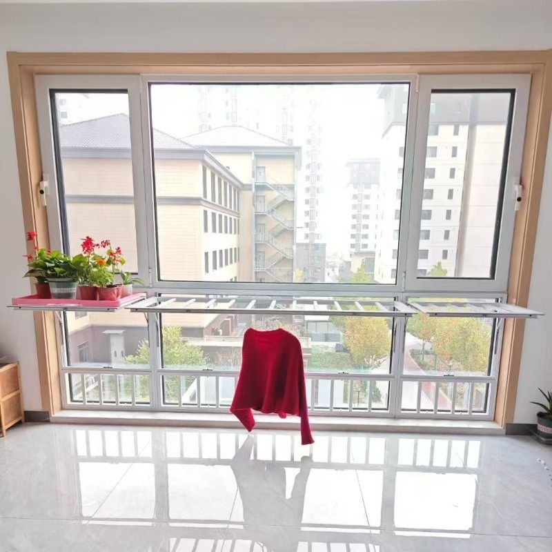 窗户防护栏阳台多功能可折叠晾晒衣置物架防儿童坠落防盗窗栏杆网,家装主材,隐形晾衣架,淘宝优惠券,粉丝福利购,淘宝优惠卷
