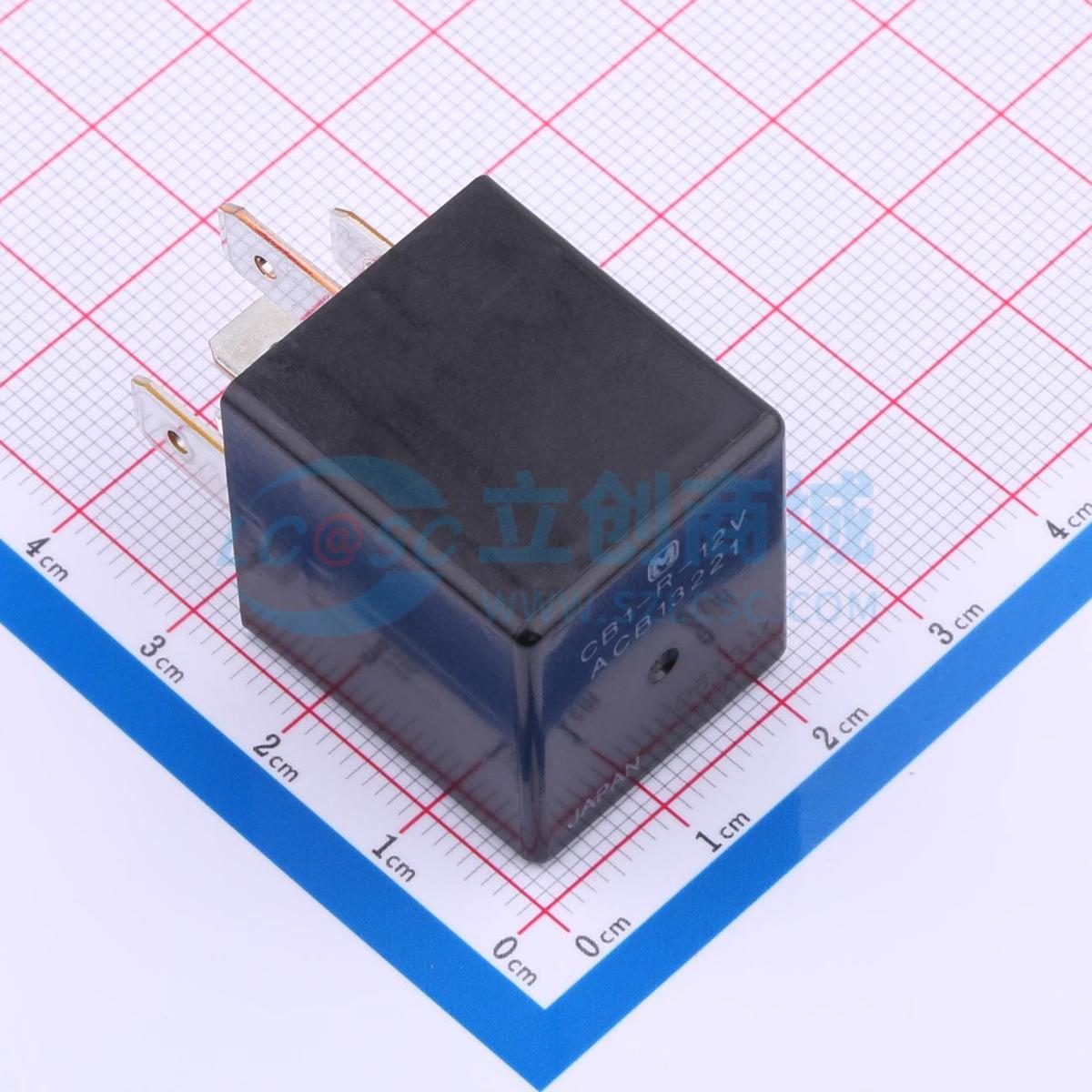 汽车继电器 CB1-R-12V 插件,22x26mm 12V 原装 电子元器件配单