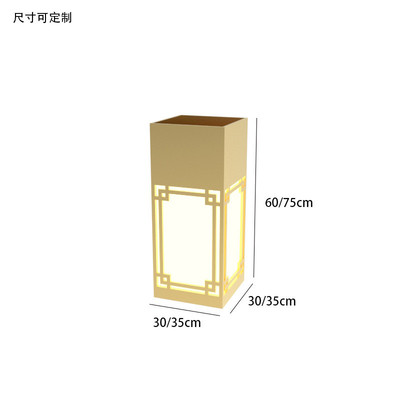 太阳能铁艺花箱灯光组合户外花坛餐厅奶茶店外摆围栏室外庭院隔断