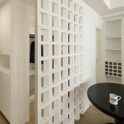 严选轻质pu九宫格磨砂款水泥构件双面背景墙厂隔断空心砖源头设计