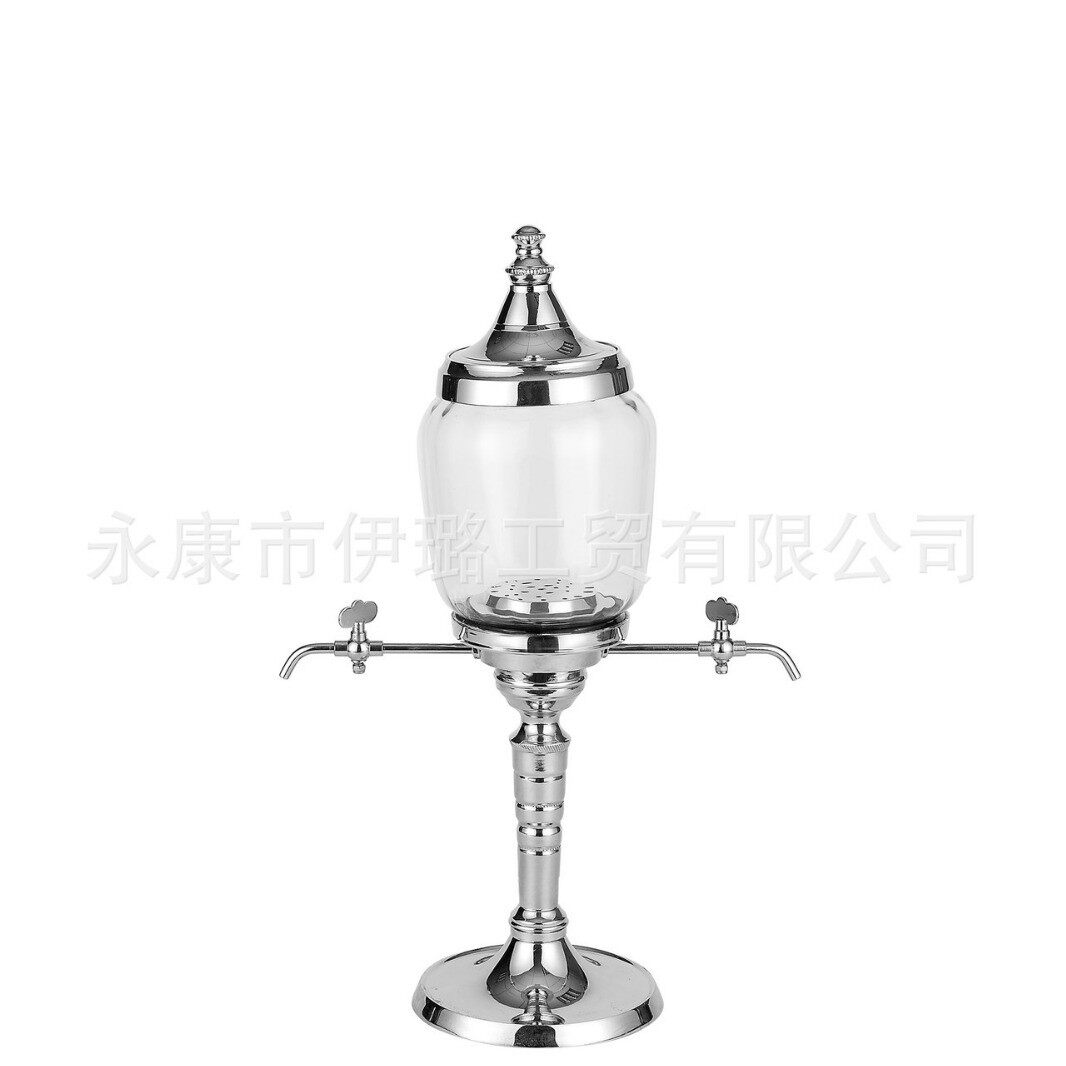 厂家销售玻璃制品1.5l苦艾酒酒具双头容量酒塔式ktv酒吧用品
