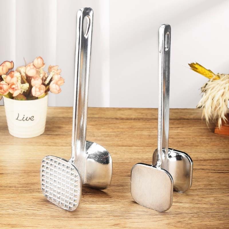 304不锈钢双面敲肉锤厨房牛肉松肉锤牛排工具捶肉器敲打断筋锤子,厨房/烹饪用具,敲肉锤,淘宝优惠券,粉丝福利购,淘宝优惠卷