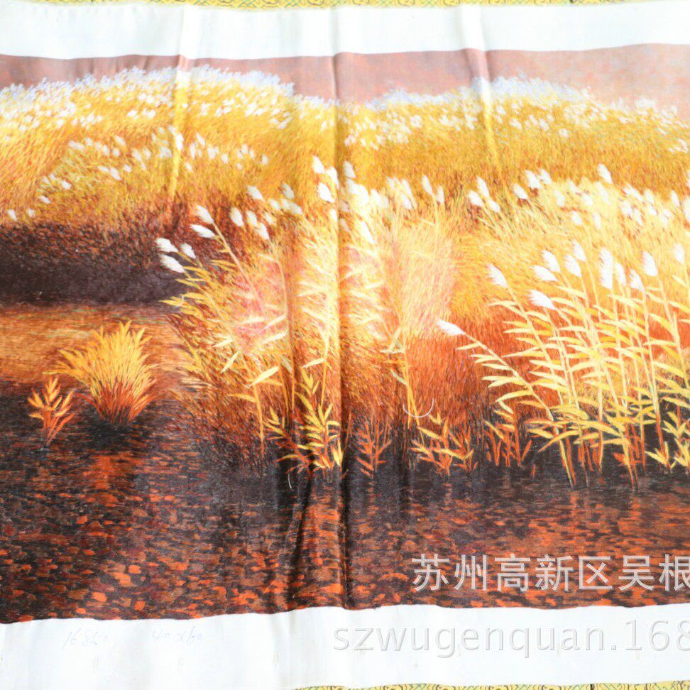 苏绣单面书房客厅绣办公室装饰画手工刺绣家居礼品绣片批发