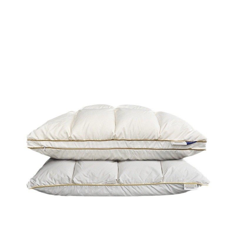 现货自建站热销枕头直供家纺外贸酒店宾馆羽绒软枕芯鸭绒鹅绒厂家