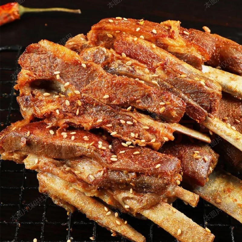 新货3斤宁塞牧宁夏滩羊手把肉肋排手抓羊肉清炖羊肉红烧羊排年货