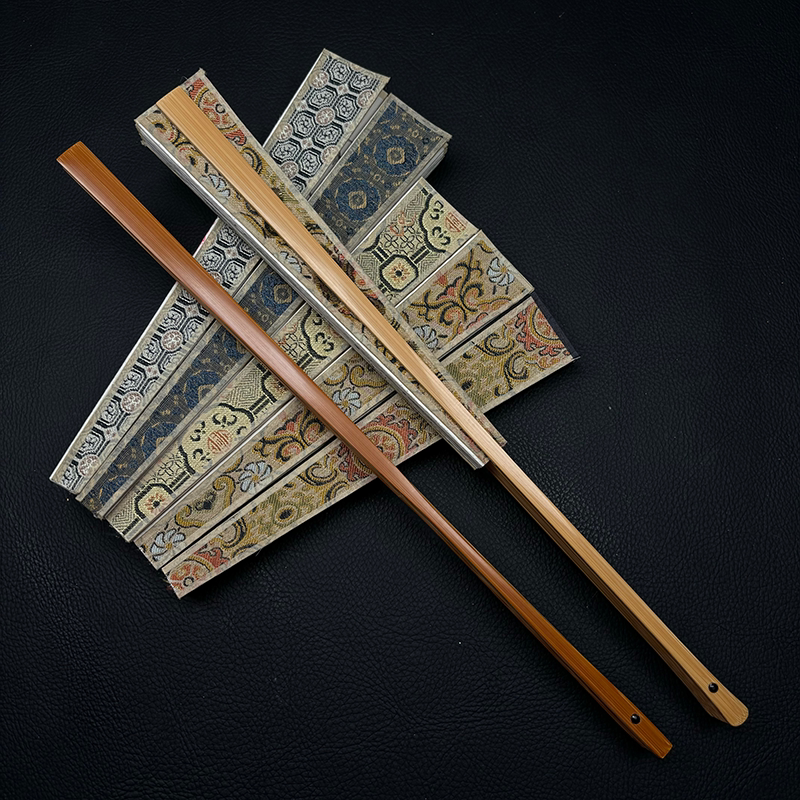 九五寸手工制作文玩折扇老玉竹九单扇骨夏季折扇男女款扇面贴绫,居家日用,扇子,淘宝优惠券,粉丝福利购,淘宝优惠卷