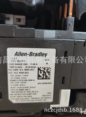 A-B热继电器193-EEFD193-1EFFD11-55A全新原装现货