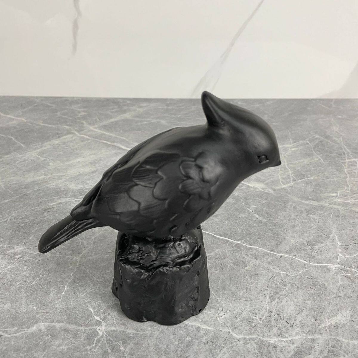家居软装饰品现代简约摆件酒店创意动物造型摆件树脂小鸟客厅