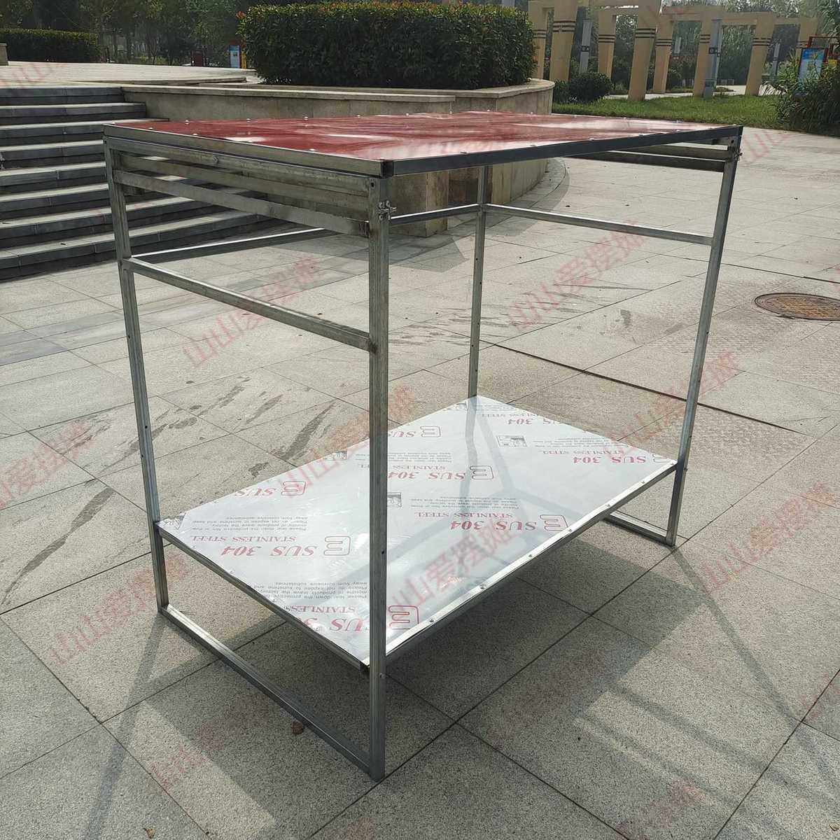 夜市摆摊架子铁皮顶伸缩雨棚专用三轮车凉皮小吃煎饼炸串多厂厂家,商业/办公家具,促销架/促销车/摊位架,淘宝优惠券,粉丝福利购,淘宝优惠卷