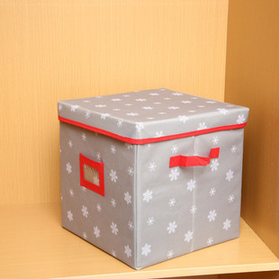牛津布外贸圣诞球收纳盒64格圣诞球收纳收纳箱