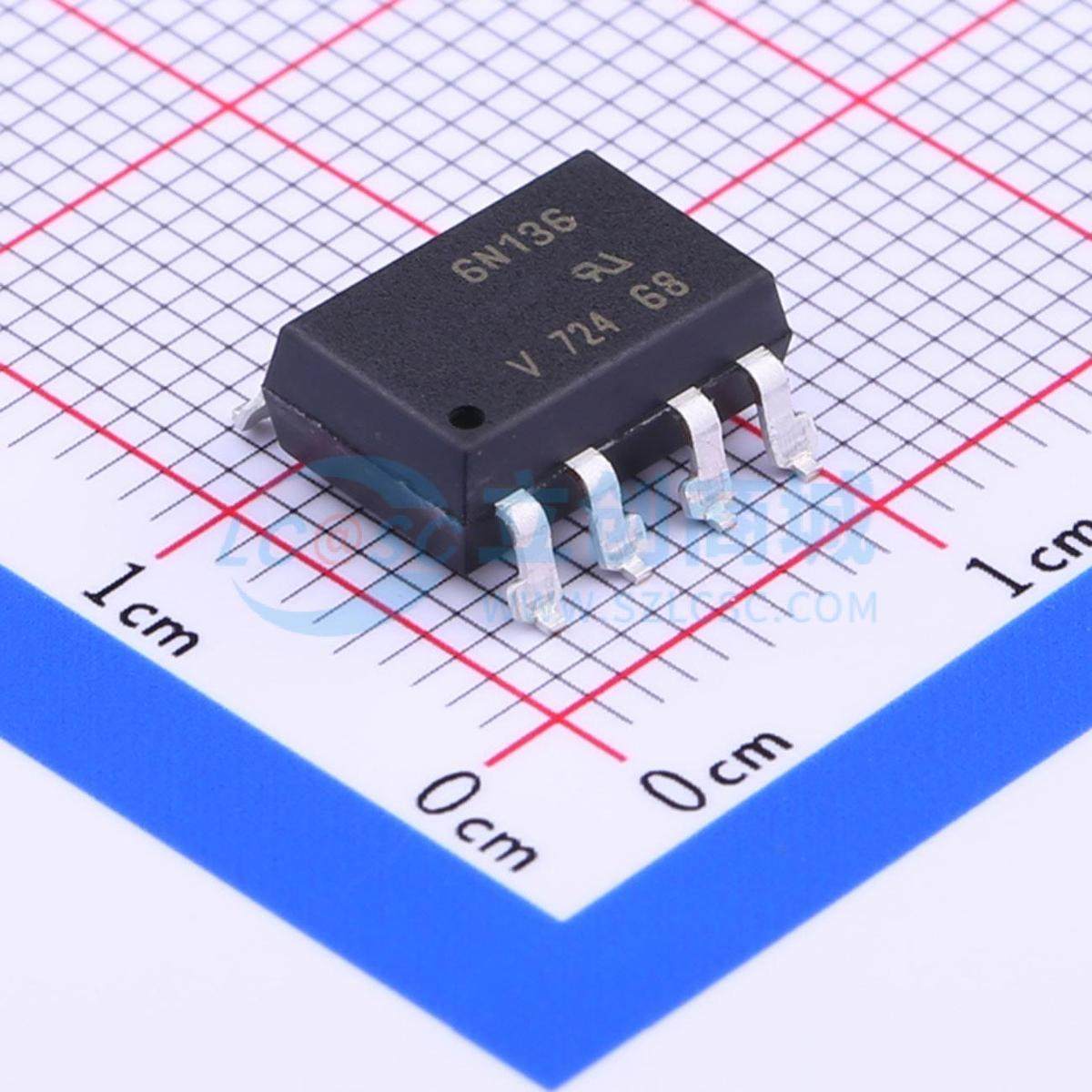 逻辑输出光耦 6N136-X007T SOP-8-2.54mm 原装 电子元器件配单,电子元器件市场,芯片,淘宝优惠券,粉丝福利购,淘宝优惠卷