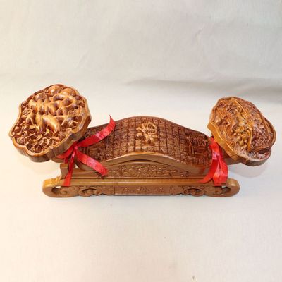 桃木如意各种精雕尺寸台式桃木如意摆件