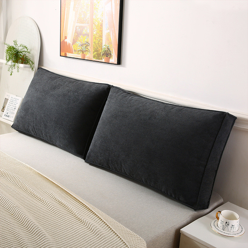 奶油新款风卧室床头软包靠垫加厚护腰靠背沙发飘窗组合靠枕可拆洗