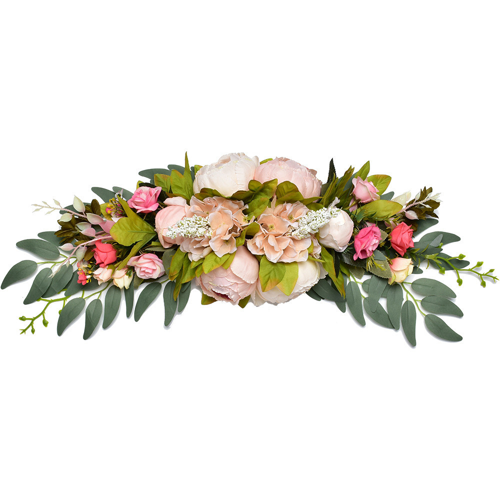 新品道具迎宾牌水牌花指示牌花艺指引牌放仿真绢花花艺婚庆婚礼