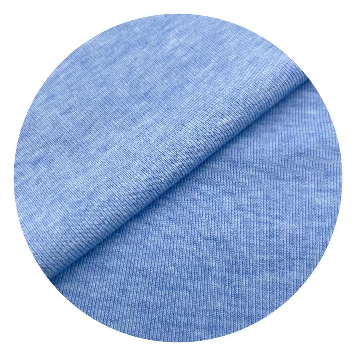 秋冬现货 仿羊毛绒面料 300g弹力打底保暖针织布女装人棉罗纹面料