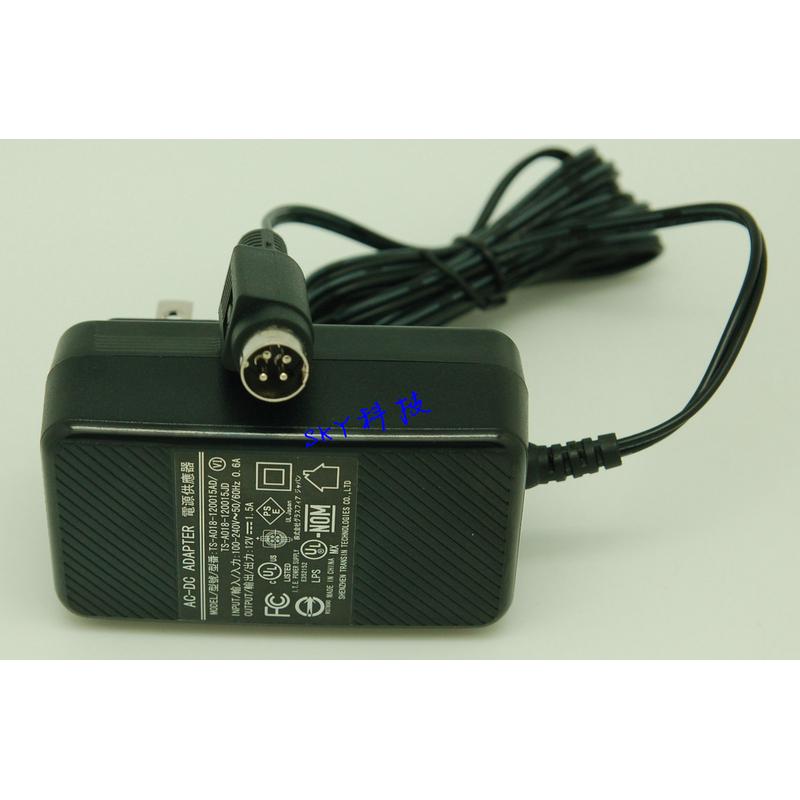 原装TS-A018-120015AD茂硕XKD-C1500IC12.0-18B12V1.5A 4针适配器