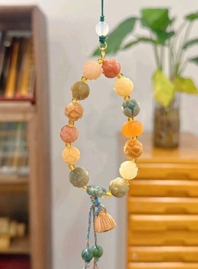 【万事不南】有钱花不南提提 配圆满扣可当挂坠可当串