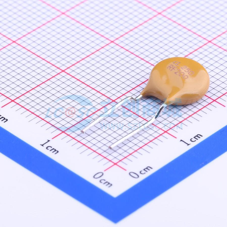 自恢复保险丝 A250-200 插件 250V；60V 200mA 电子元器件配单