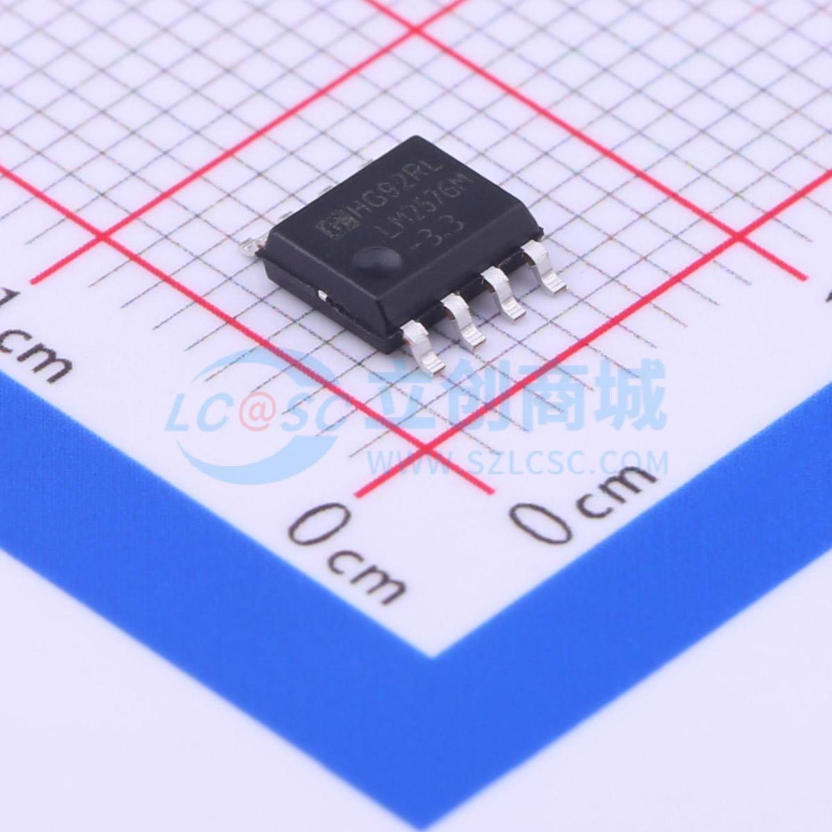 DC-DC电源芯片 LM2576M-3.3/TR SOP-8 原装正品 电子元器件配单