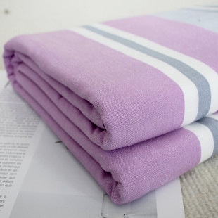 山东老粗布1米5床单纯棉三件套不跑床的单独床单不起皱不移位夏天