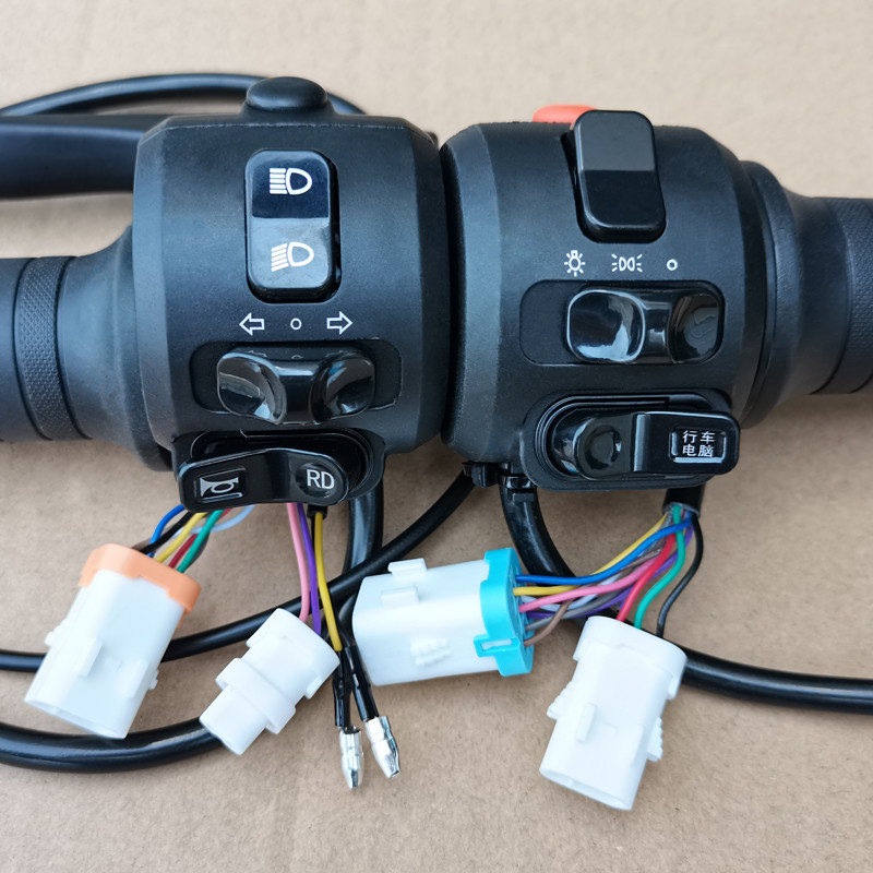 台铃电动左右调速转把手开关总成GC6标兵8萌N1彩N2N3苏BN国标车30