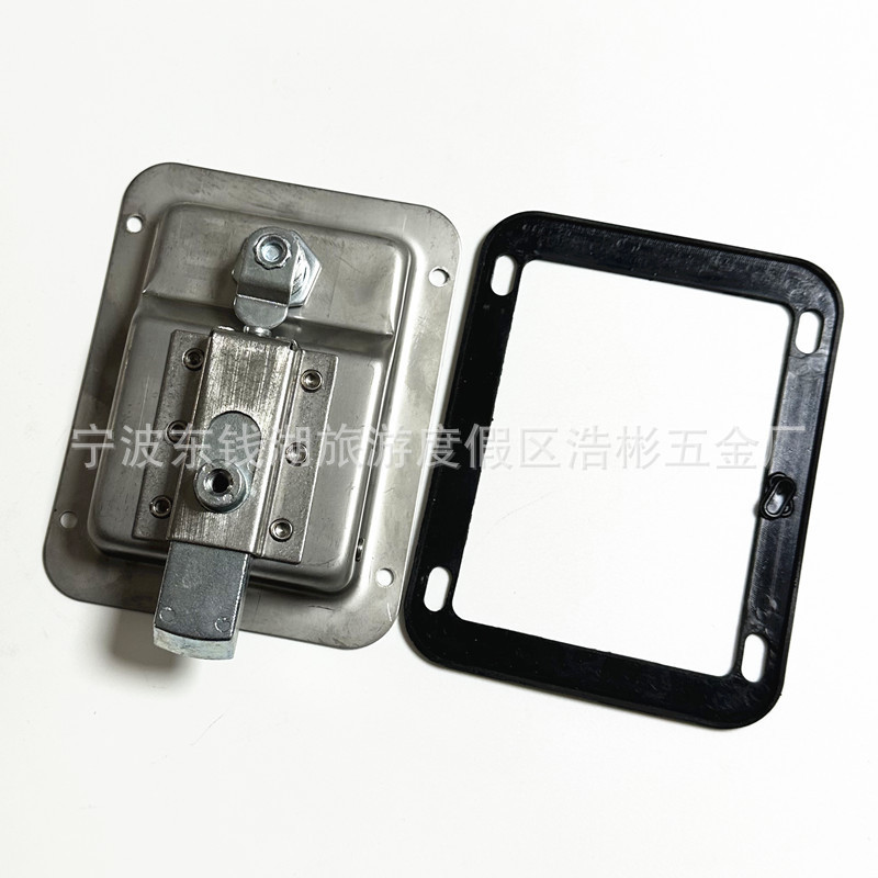 供应不锈钢平面锁ms858-1a工具箱拉 锁动式面板锁工程车方锁 盒锁